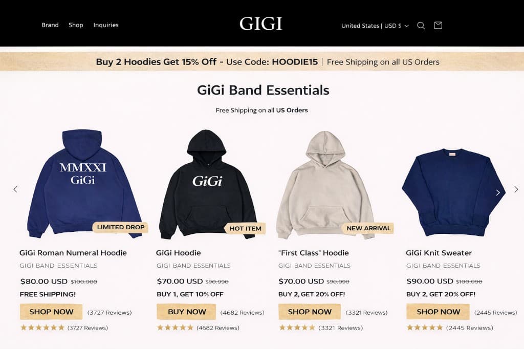 Before example storefront reference